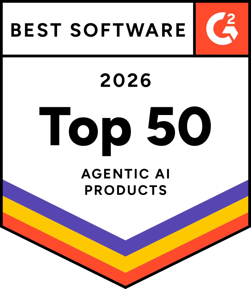 G2 Best Software 2026 — Top 50, Agentic AI Products